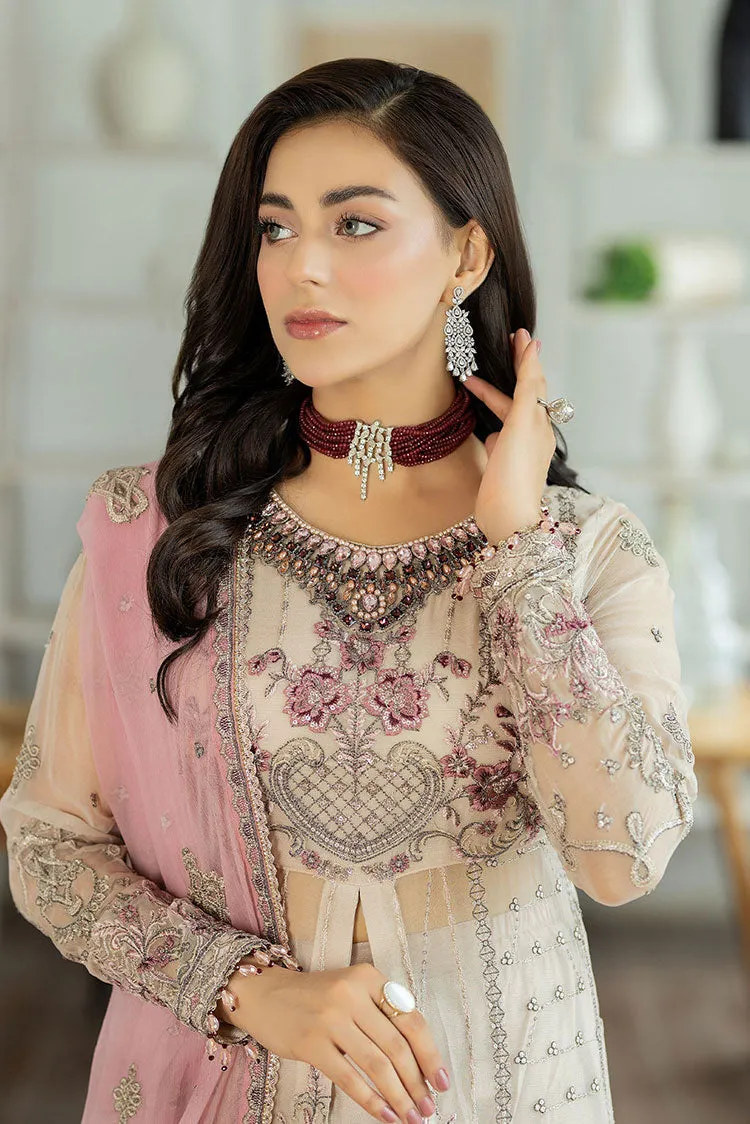 Adans Libas - Marguerite Embroidered Chiffon Collection - 5290