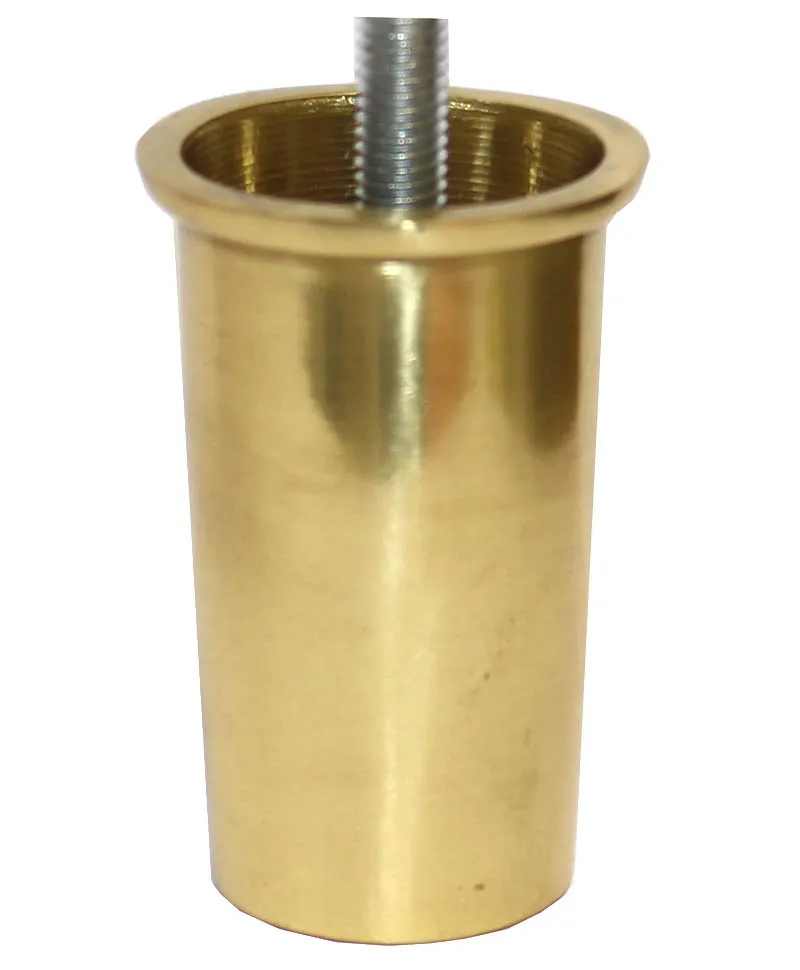 Belvedere Brass Leg Cup with Threaded Bolt