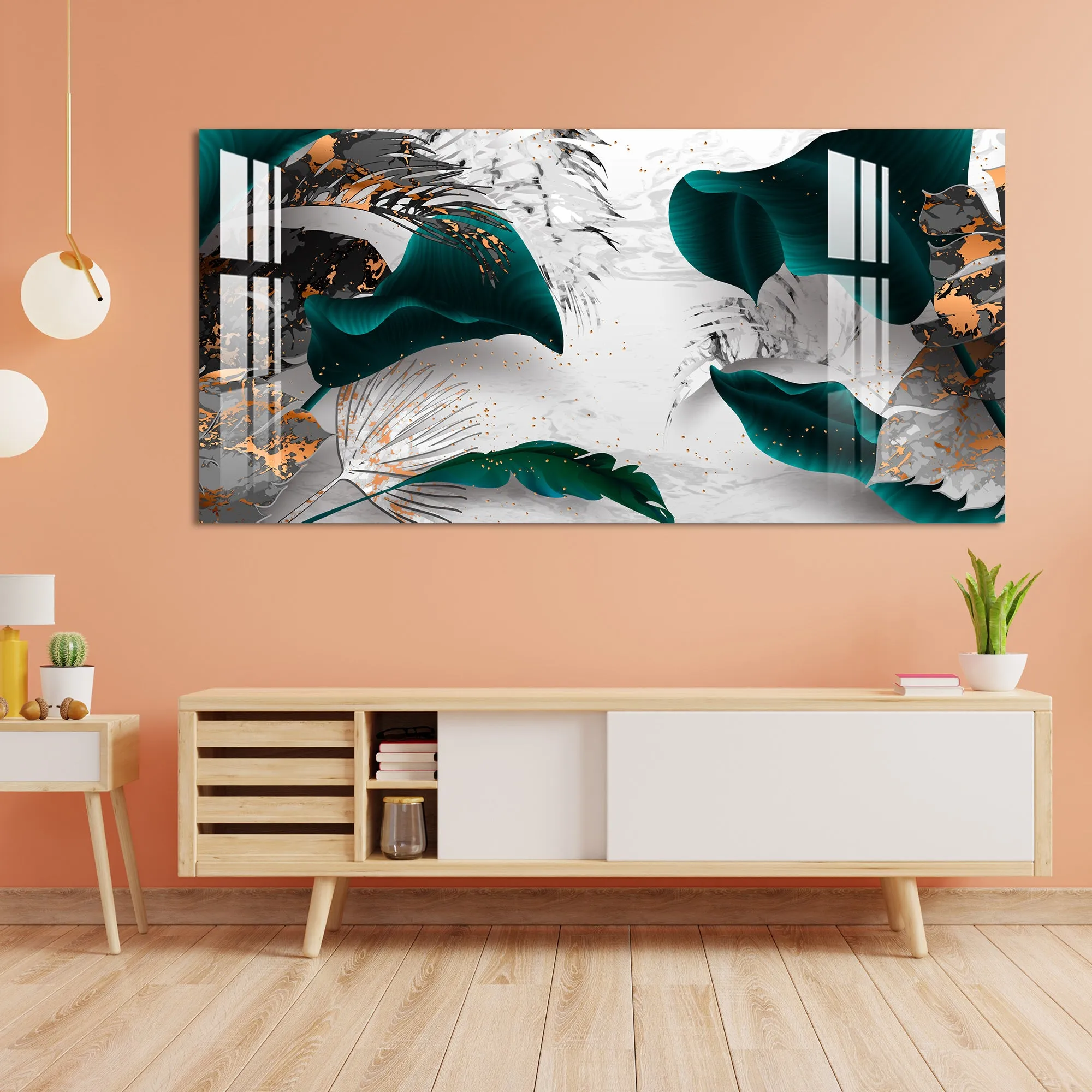 Big Leaves Acrylic Wall Art