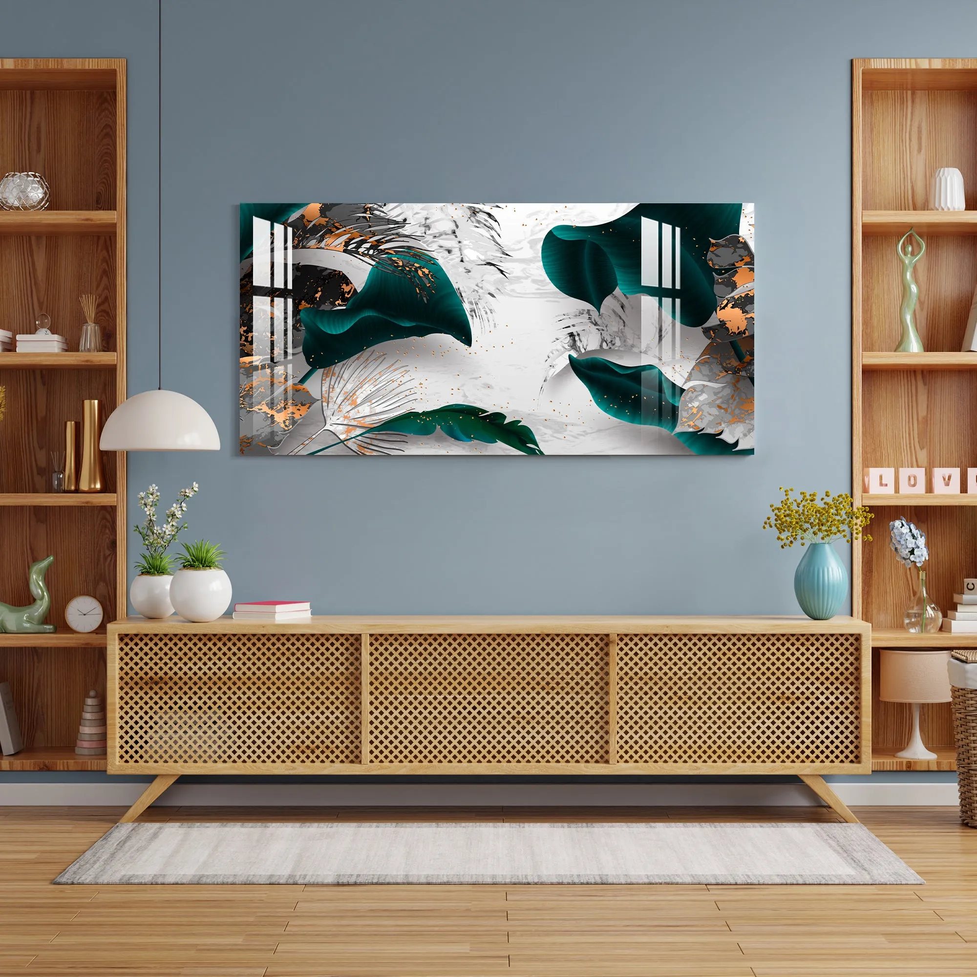 Big Leaves Acrylic Wall Art