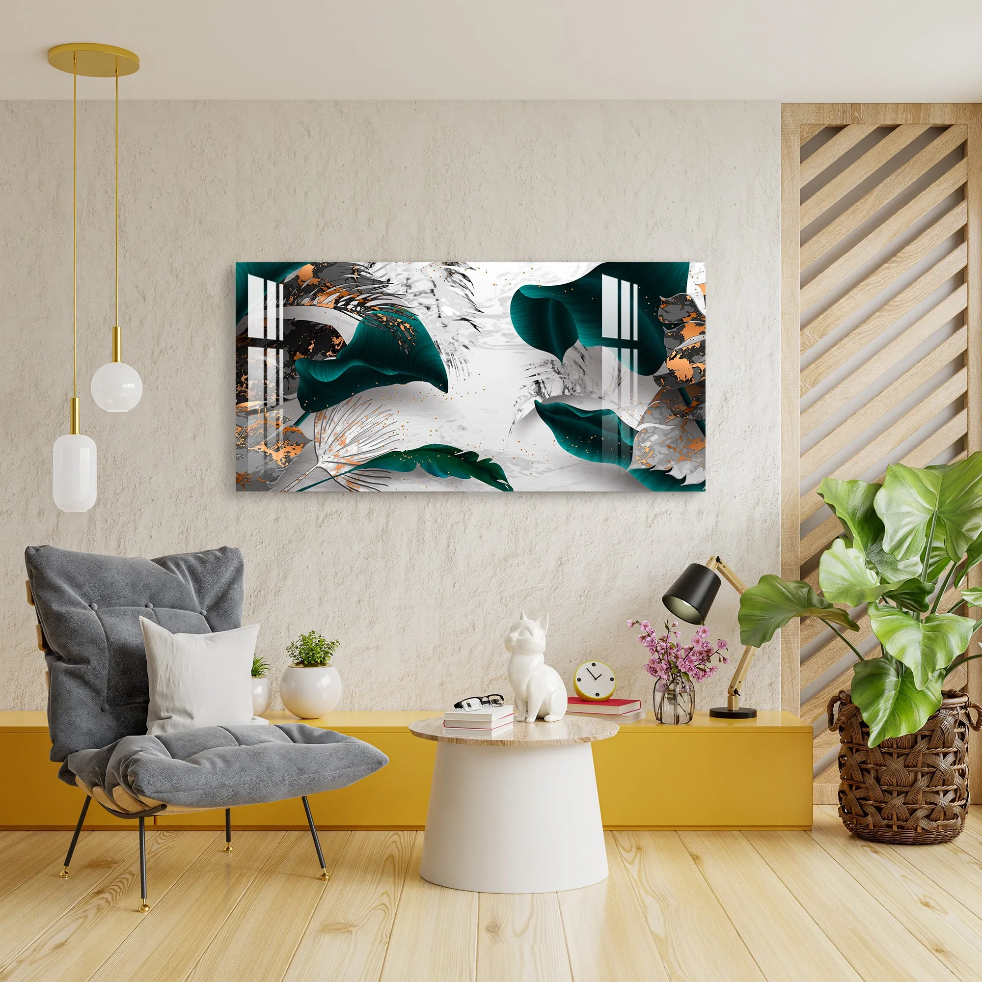 Big Leaves Acrylic Wall Art