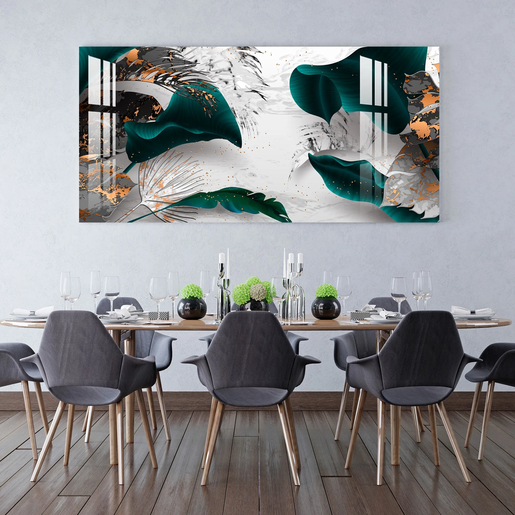 Big Leaves Acrylic Wall Art