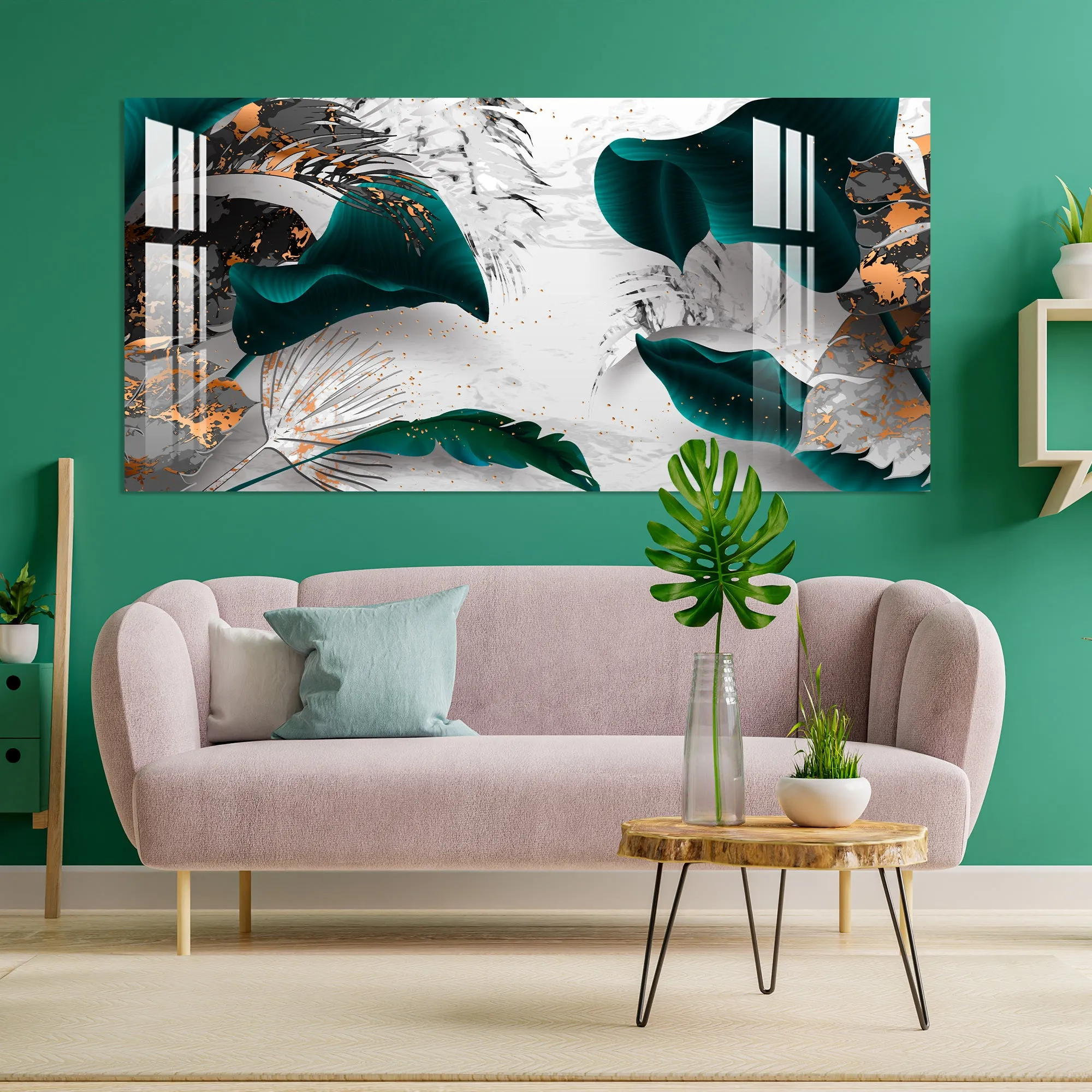 Big Leaves Acrylic Wall Art