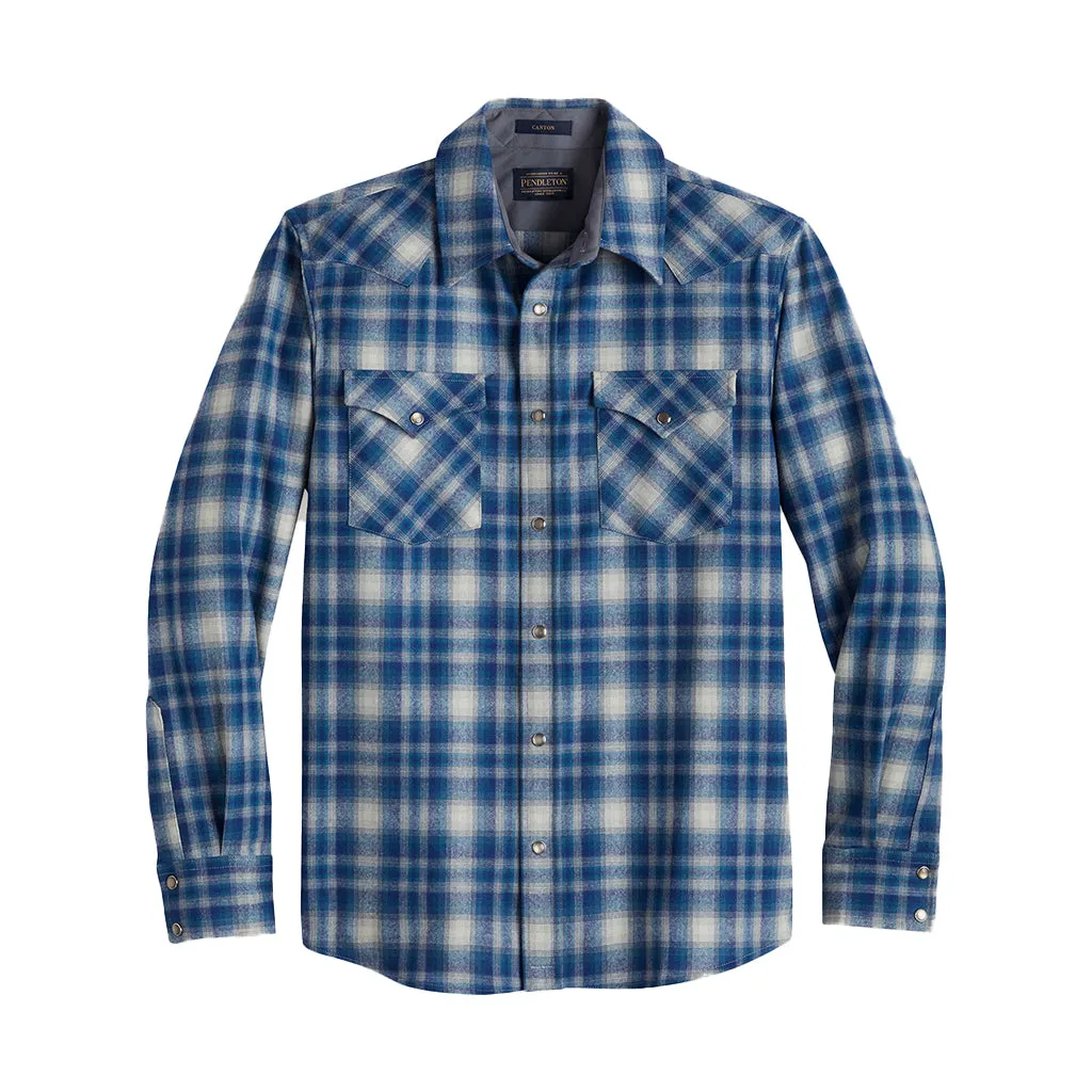 Canyon Shirt Blue/White Plaid 22