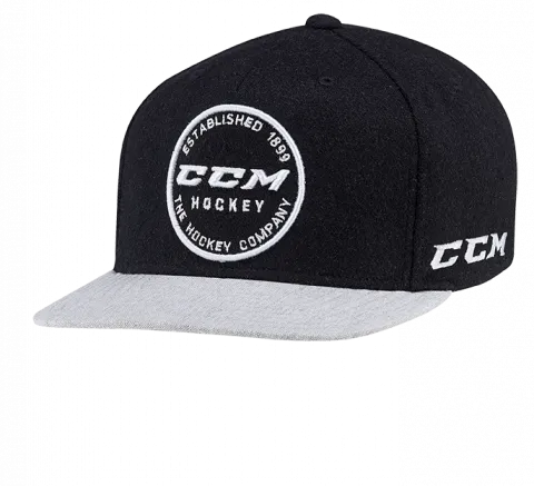 CCM Academy Flat Visor Snapback Cap