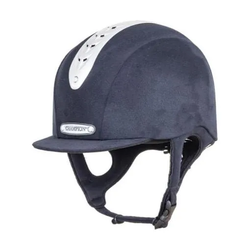 Champion Revolve MIPS Junior X-Air Peaked Riding Hat - Navy