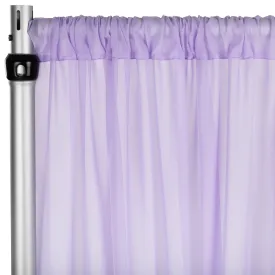 Chiffon Curtain Drape 12ft H x 58" W Panel - Lavender