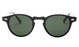 Classy Men Sunglasses Retro Black/Green