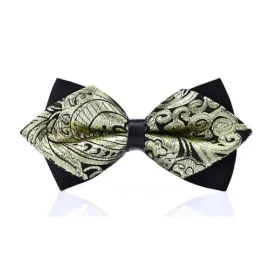 Classy Men True Paisley Pre-Tied Diamond Bow Tie