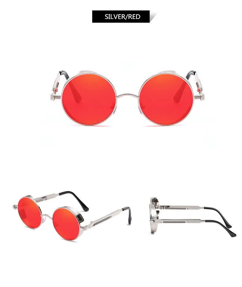 Creative Round Retro Round Metal Sunglasses