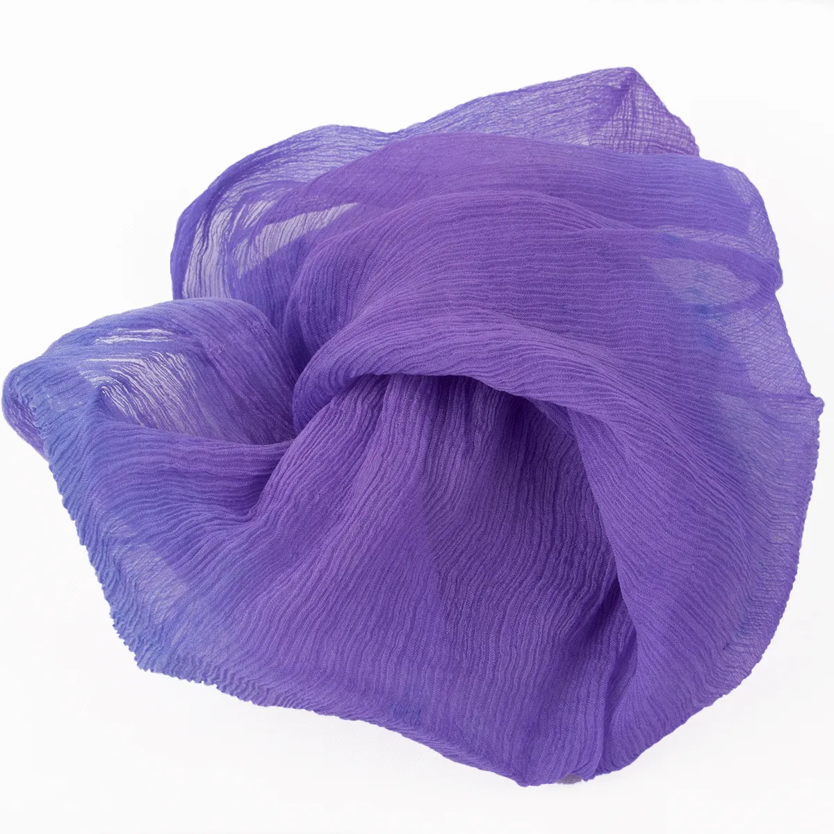 Crinkle Silk Chiffon - Jacaranda  DL 17