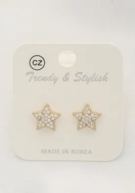 Crystal Star Post Earring