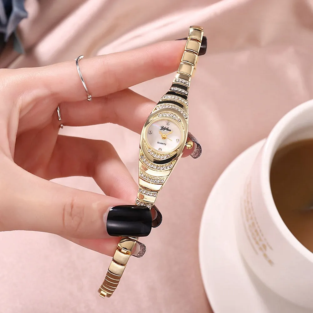 Fashion Trend Luxury Small Fresh Bracelet Bracelet Quartz Watch plus Bracelet