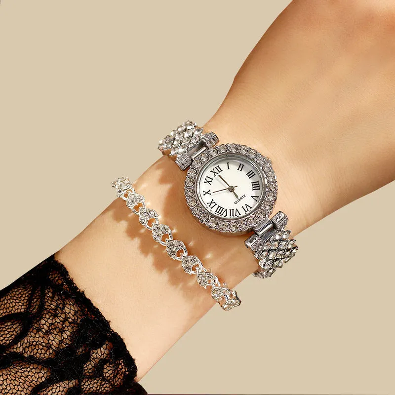 Fashion Trend Luxury Small Fresh Bracelet Bracelet Quartz Watch plus Bracelet