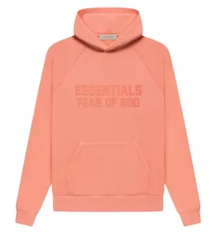 Fear Of God Essentials Hoodie Coral (FW22)