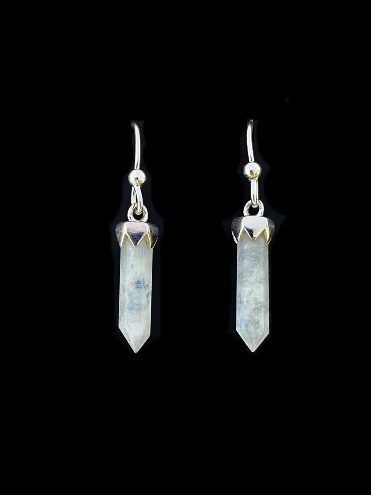 Gemstone Crystal Point Dangles