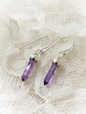 Gemstone Crystal Point Dangles