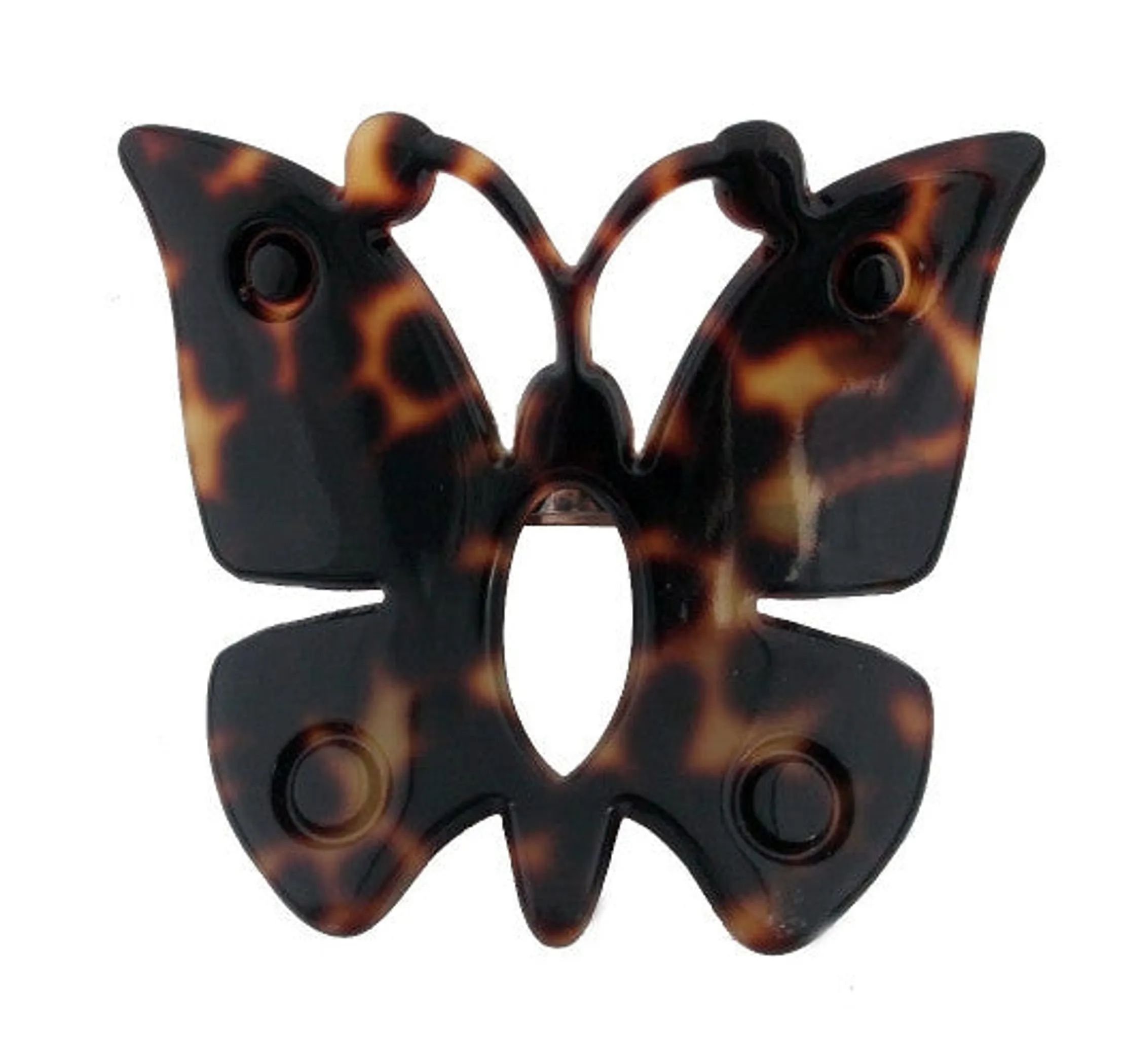 Handmade Engraved Butterfly Barrette - Pack Of: 1