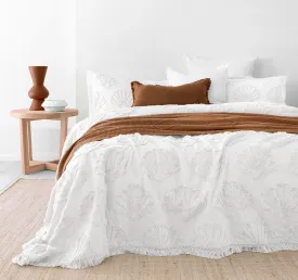 Hydra Coverlet Set White