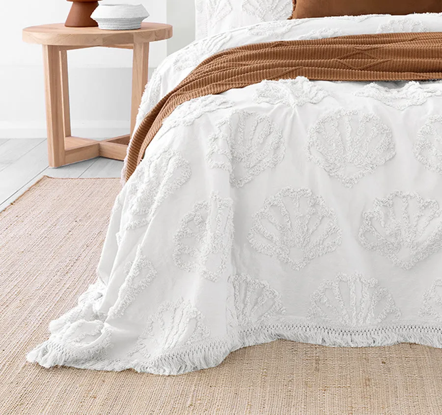 Hydra Coverlet Set White