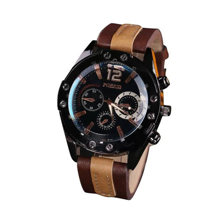 Luxury Men's Watches Analog Quartz Watch