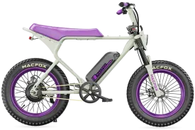 MacFox X1s Bs.Zay 500w ebike electric White / Purple