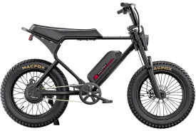 MacFox X2 Black 750w ebike electric