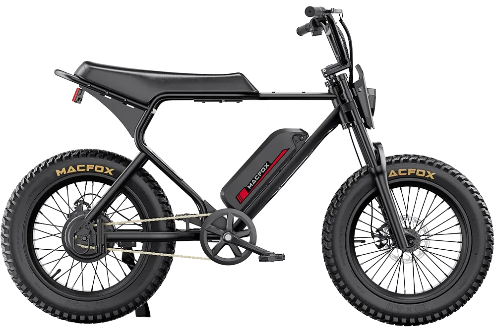 MacFox X2 Black 750w ebike electric