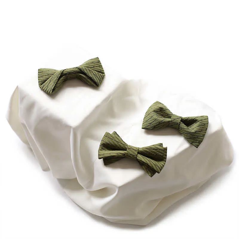 Men's Green Series Twill Wedding Bow Tie