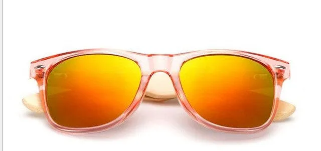 Men's Retro Wood Sunglasses