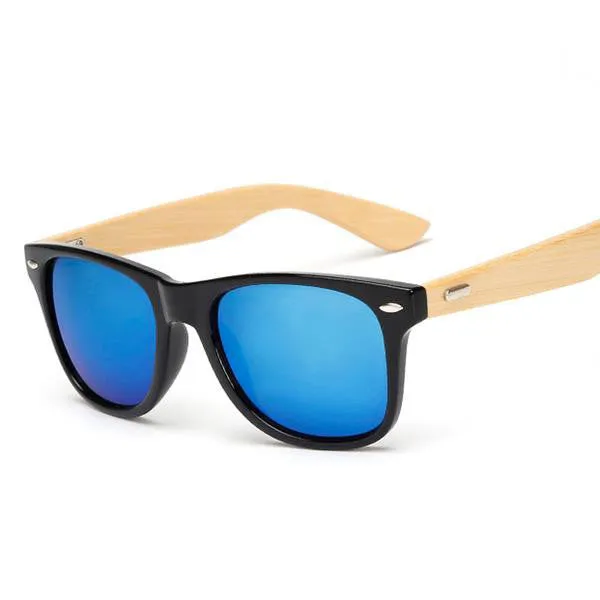 Men's Retro Wood Sunglasses