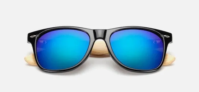 Men's Retro Wood Sunglasses