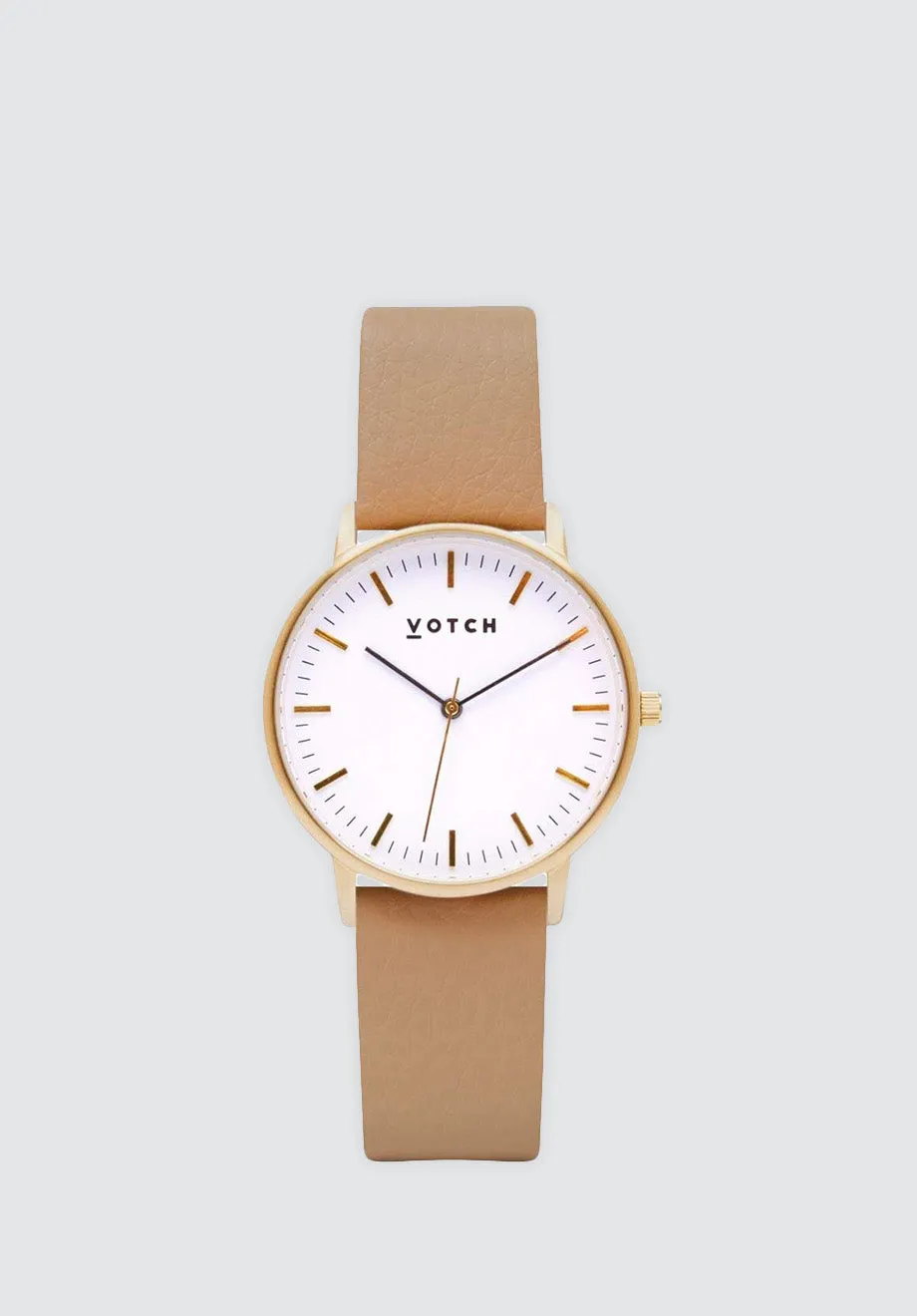 Moment Watch | Gold & Tan