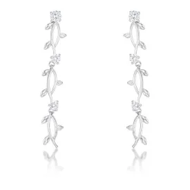 Nathana Romantic Vine Dangle Earrings | 1.1ct