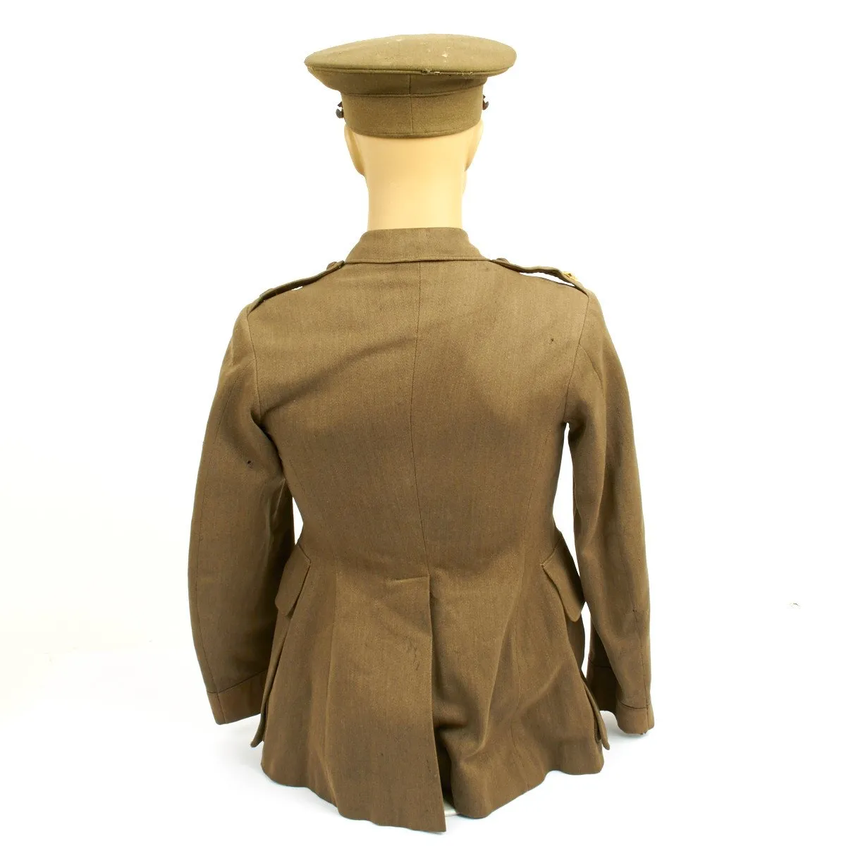 Original British WWI Royal Army Medical Corps Officer Uniform with Boots