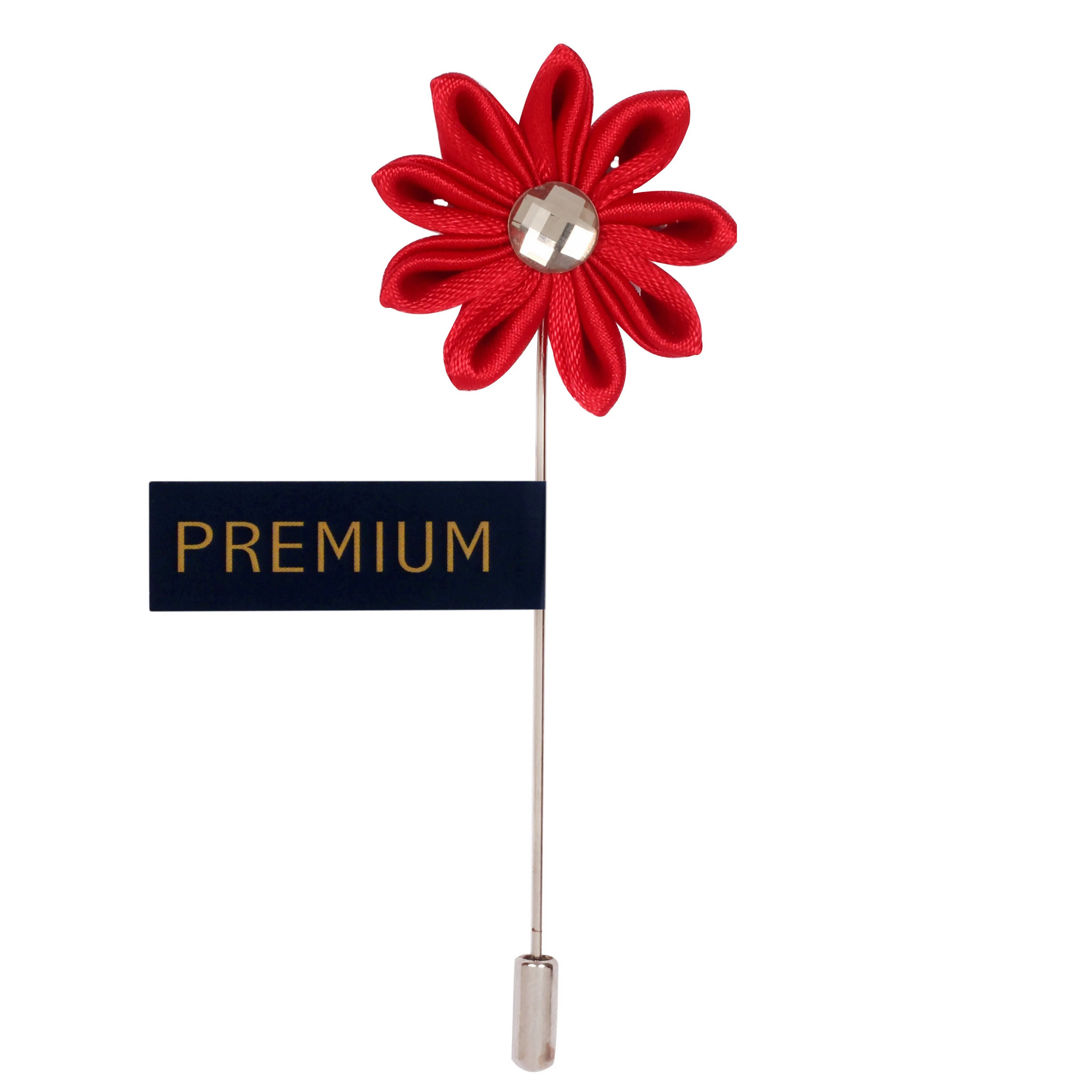 Peluche Glowing Petals Red Brooch Lapel Pin