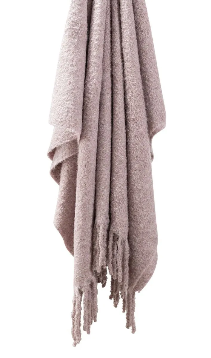 Poncho Deep Lilac Throw by Matouk