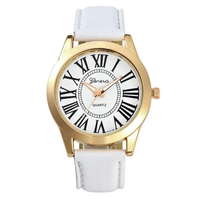 Quartz Leather Wrist Watches For Male