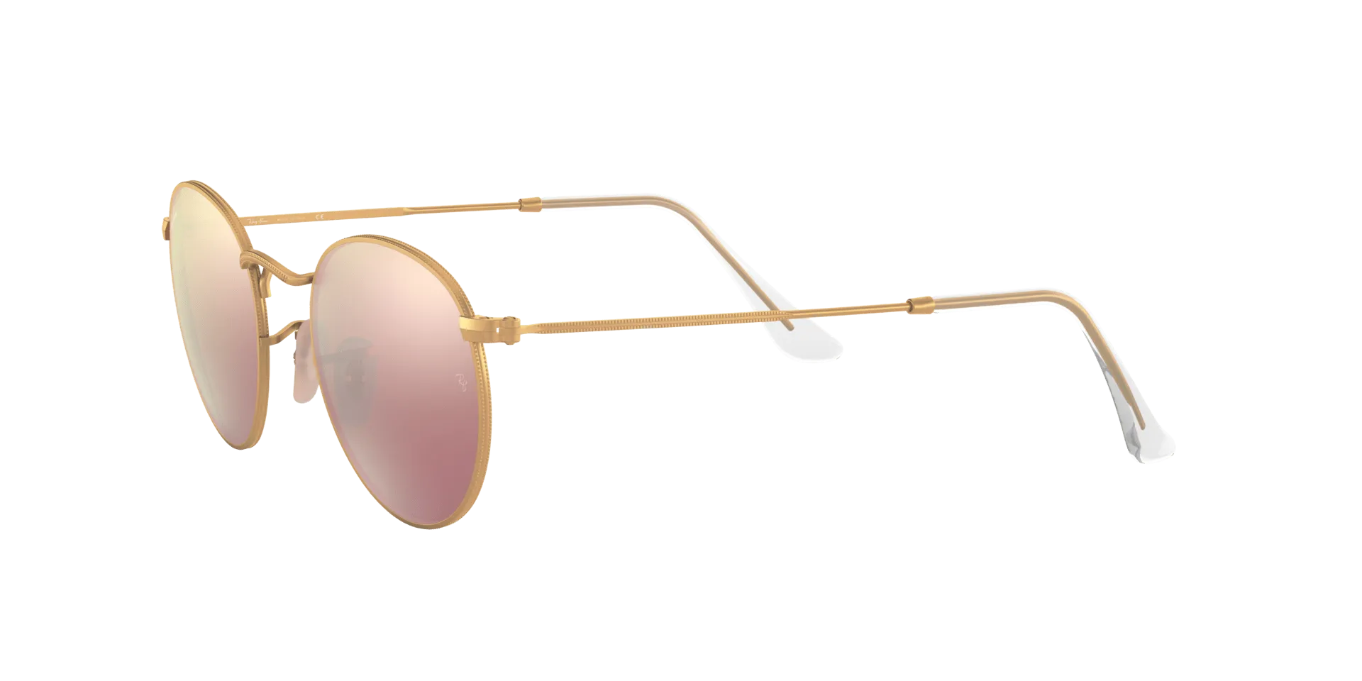 RAY BAN ROUND METAL GOLD | COPPER MIRROR