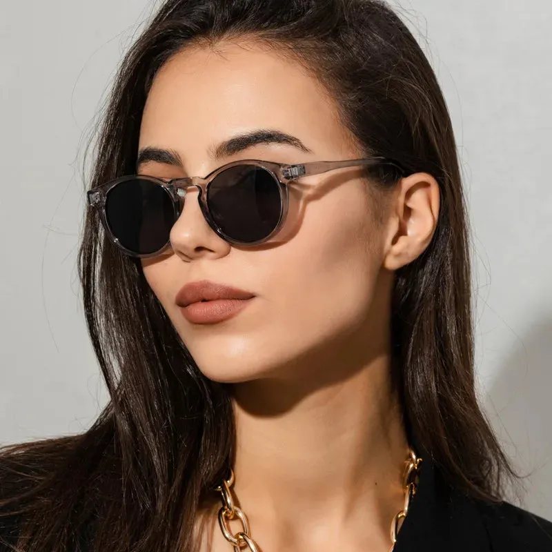 Retro Small Frame Rice Nail Round Trendy Sunglasses