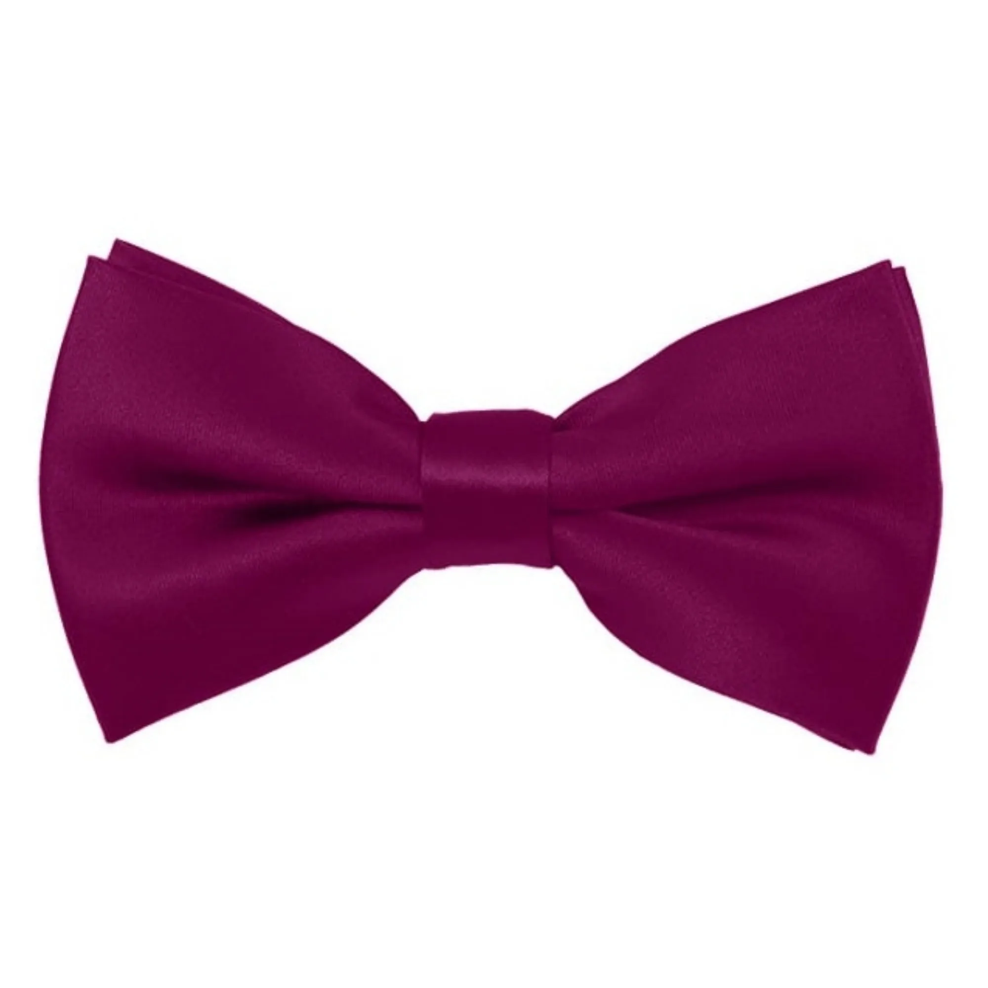 TheDapperTie Men's Solid Color 2.5 W And 4.5 L Inch Pre-Tied adjustable Bow Ties