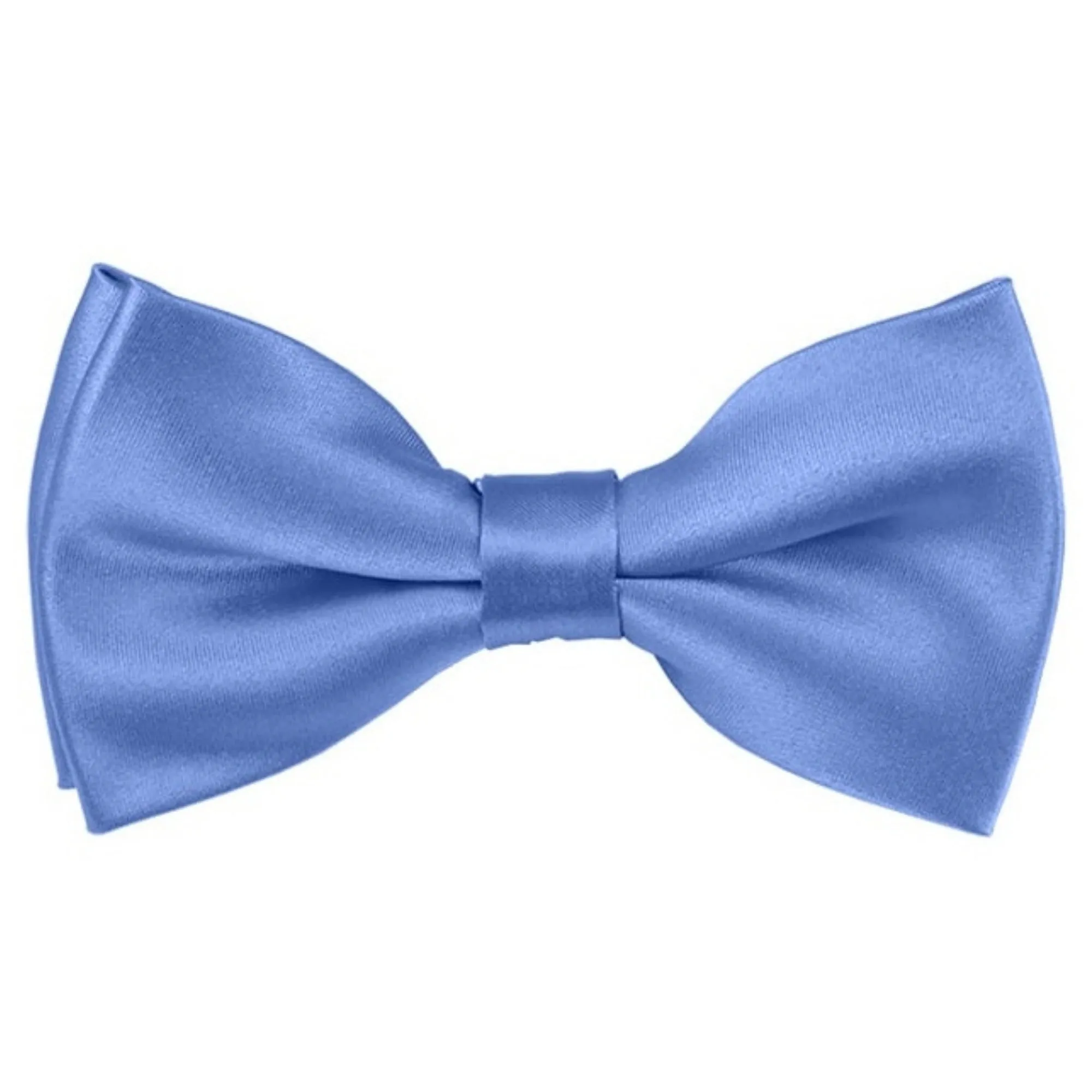 TheDapperTie Men's Solid Color 2.5 W And 4.5 L Inch Pre-Tied adjustable Bow Ties