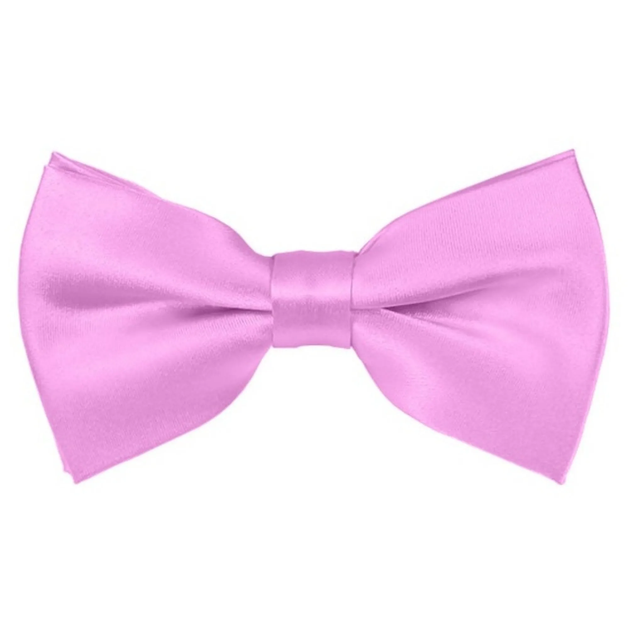 TheDapperTie Men's Solid Color 2.5 W And 4.5 L Inch Pre-Tied adjustable Bow Ties