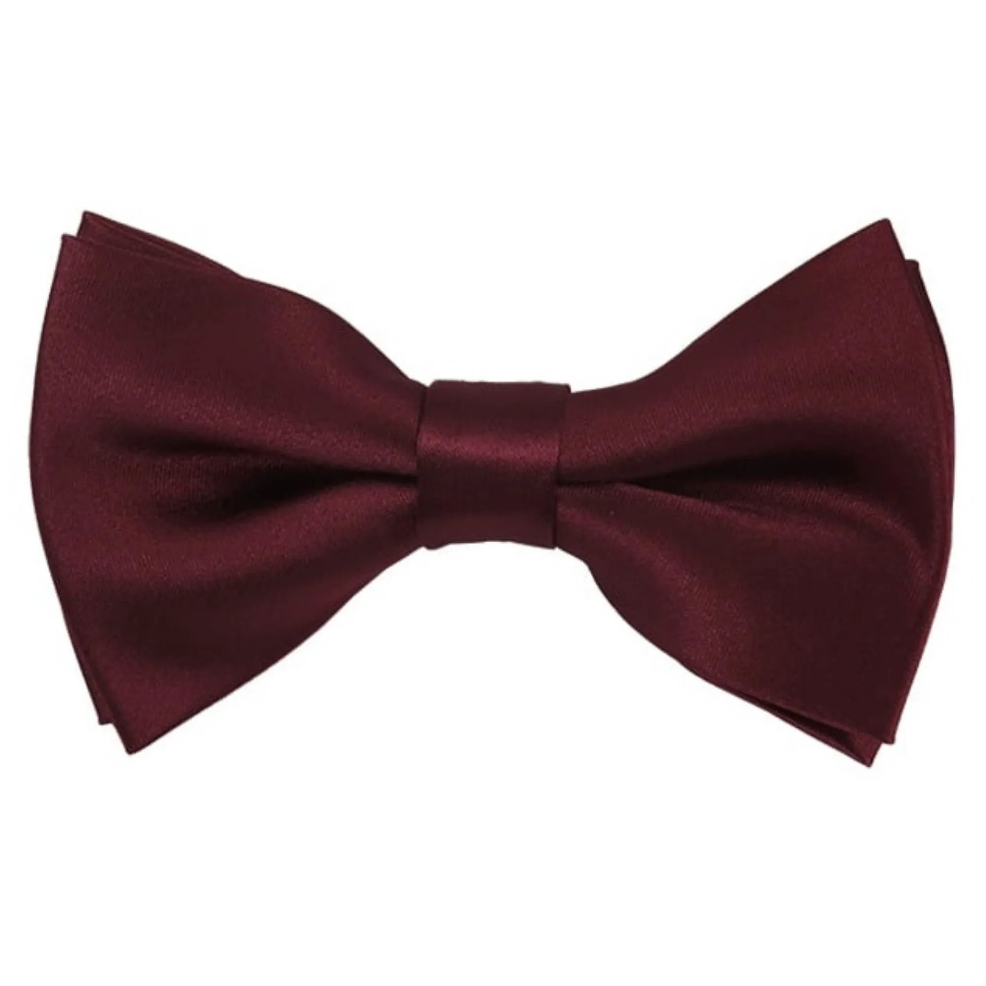 TheDapperTie Men's Solid Color 2.5 W And 4.5 L Inch Pre-Tied adjustable Bow Ties