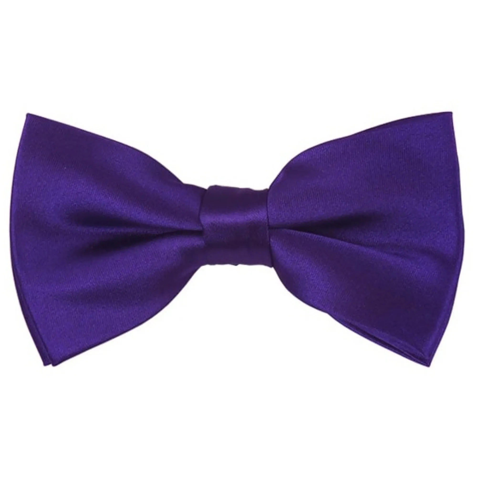 TheDapperTie Men's Solid Color 2.5 W And 4.5 L Inch Pre-Tied adjustable Bow Ties