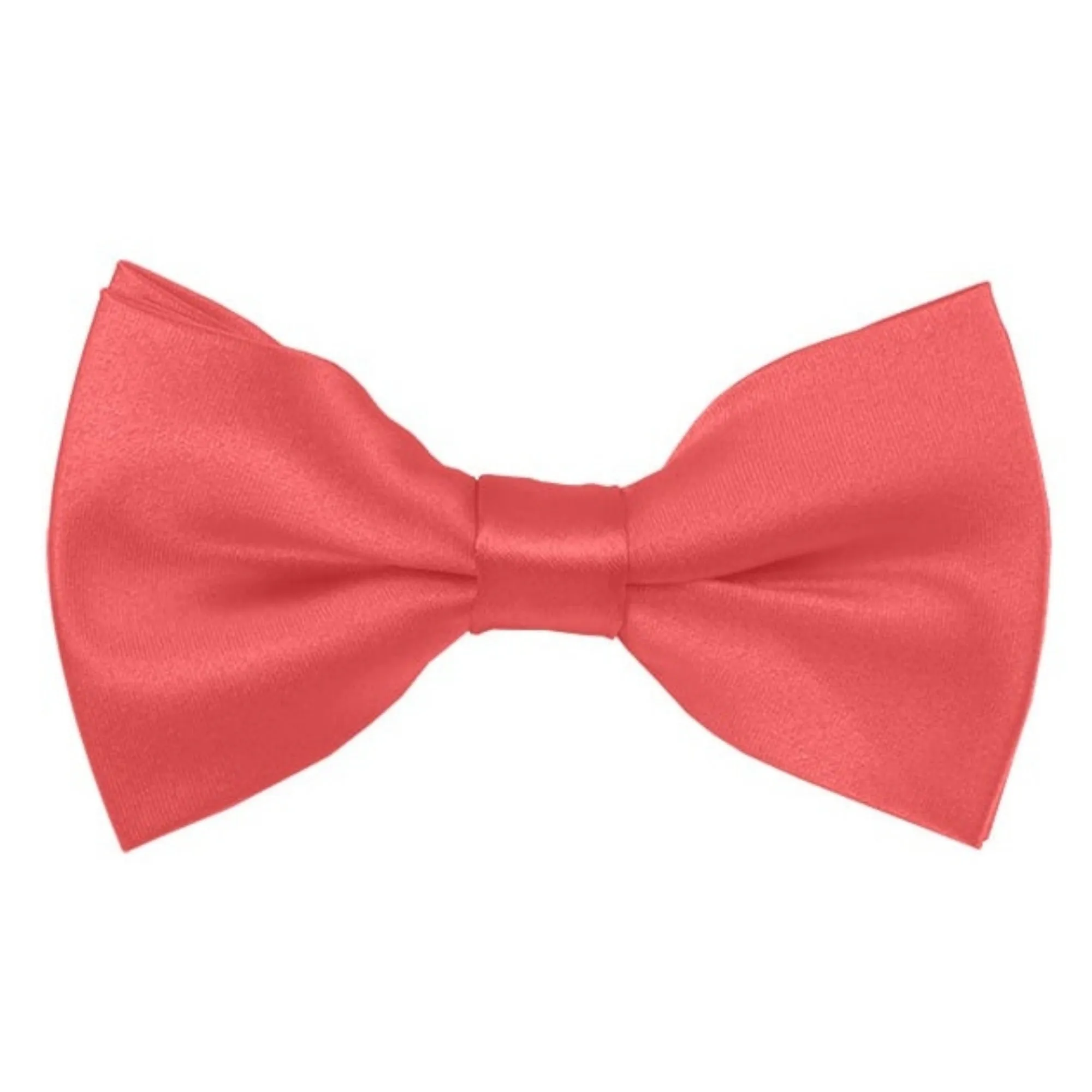 TheDapperTie Men's Solid Color 2.5 W And 4.5 L Inch Pre-Tied adjustable Bow Ties