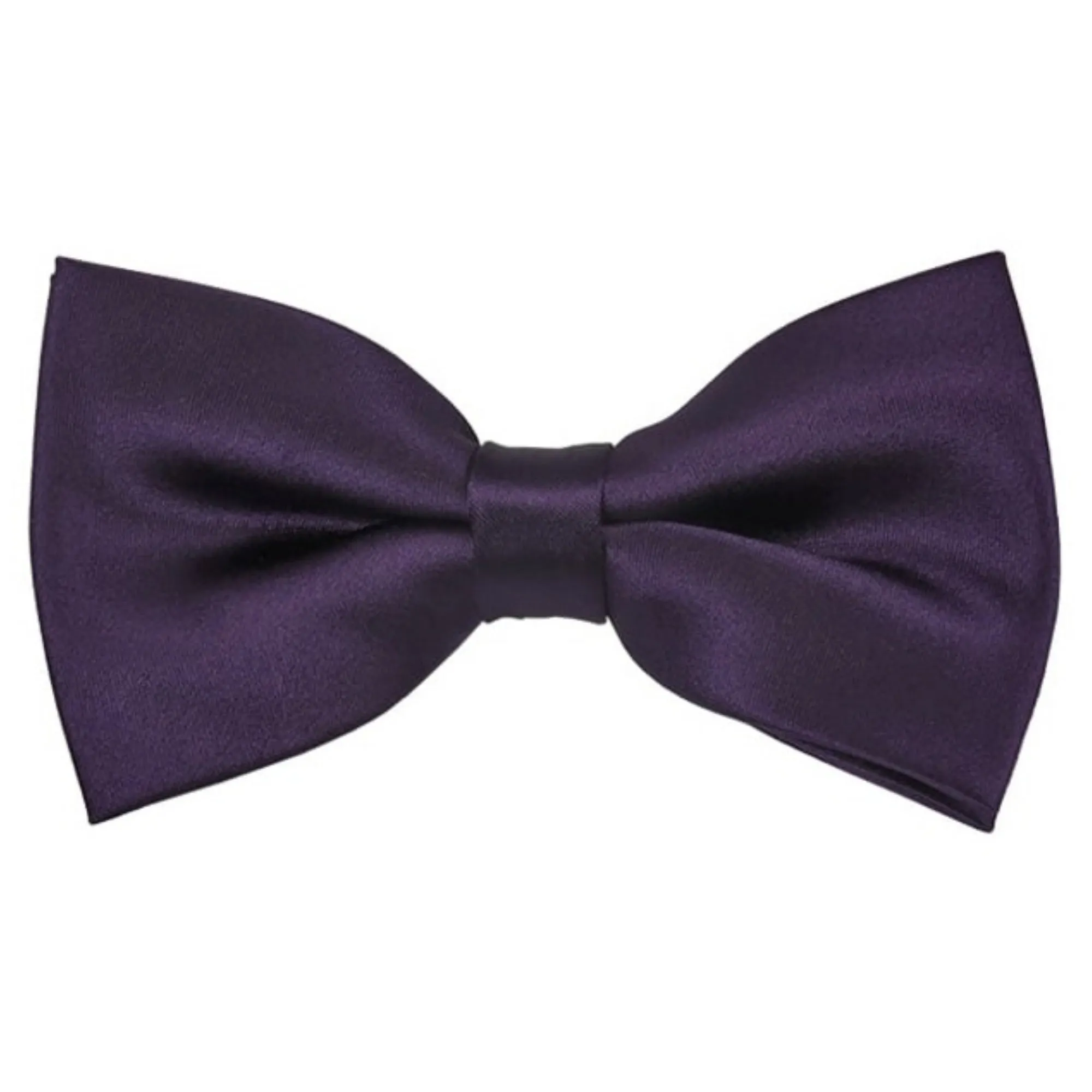 TheDapperTie Men's Solid Color 2.5 W And 4.5 L Inch Pre-Tied adjustable Bow Ties