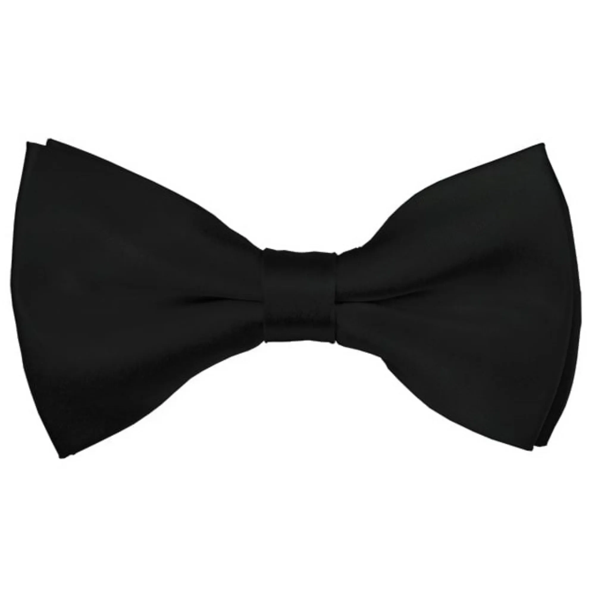 TheDapperTie Men's Solid Color 2.5 W And 4.5 L Inch Pre-Tied adjustable Bow Ties