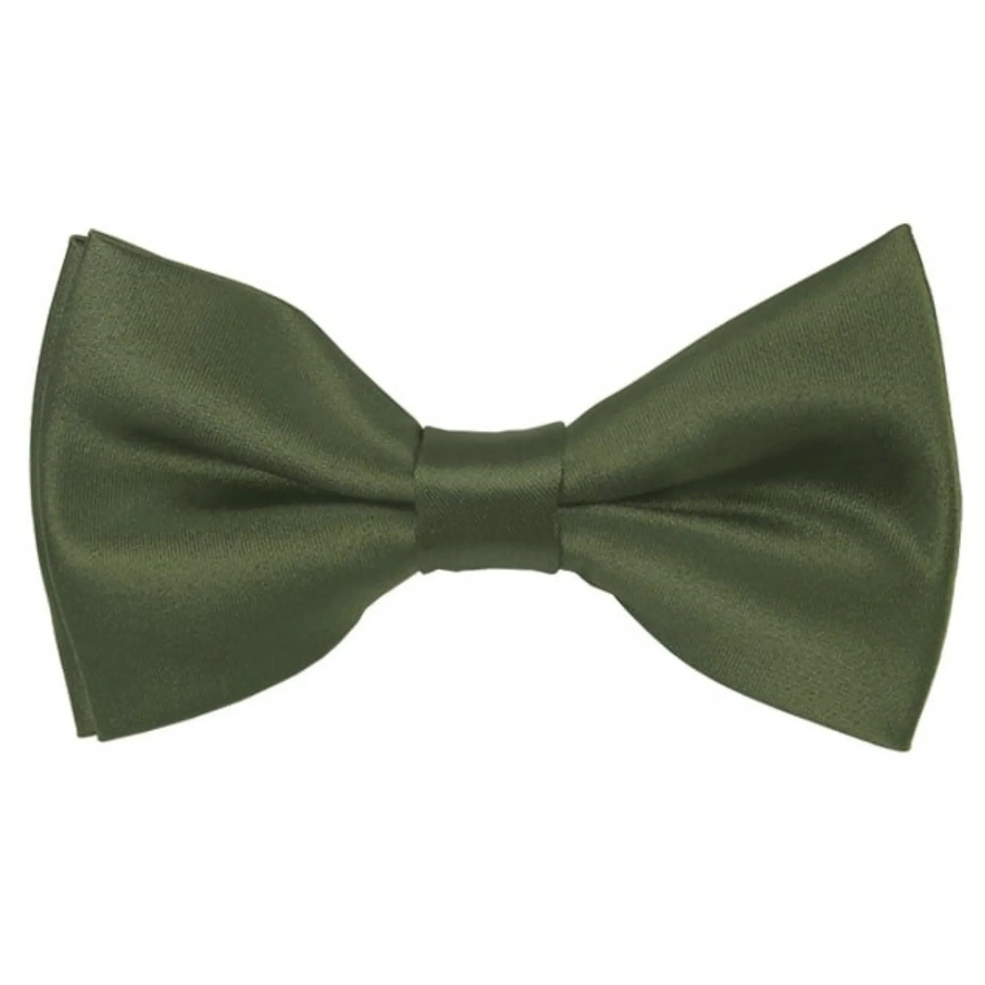 TheDapperTie Men's Solid Color 2.5 W And 4.5 L Inch Pre-Tied adjustable Bow Ties