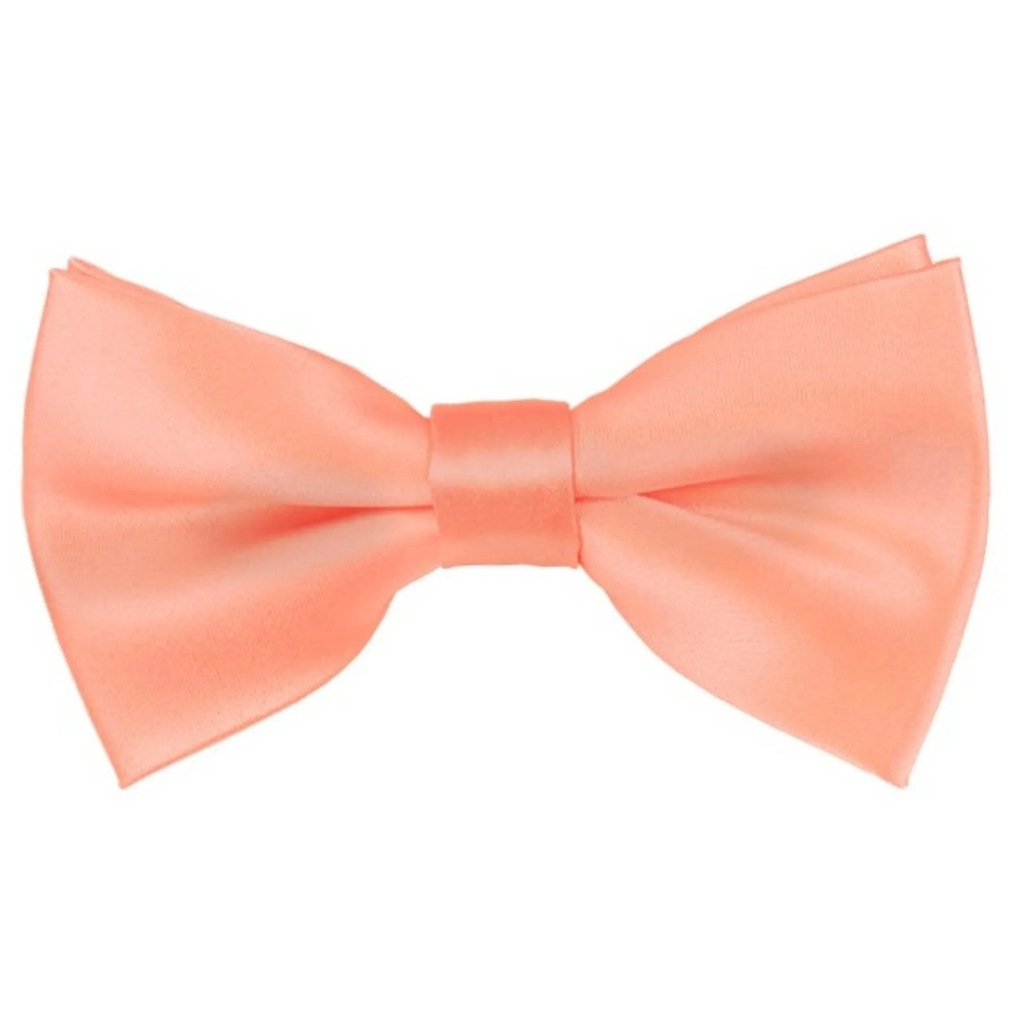 TheDapperTie Men's Solid Color 2.5 W And 4.5 L Inch Pre-Tied adjustable Bow Ties